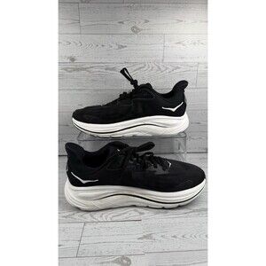 Hoka Clifton 10 Black White Men’s Size 10.5 D Running Shoes #342